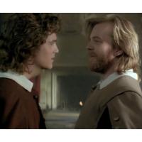 Chris O´Donnel a Kiefer Sutherland ve filmu Tři mušketýři (režie Stephen Herek)