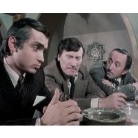 Oldřich Kaiser, Jiří Císler a Jiří Lábus v komedii Velká sázka o malé pivo (1981, režie Vít Hrubín)